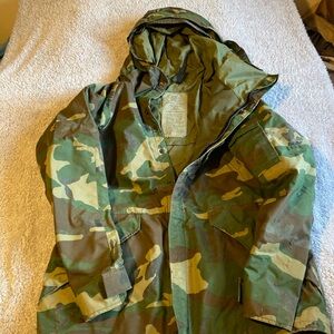 Men's Camouflage Military Cold Weather Parka